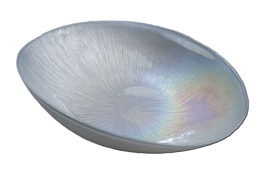 קערה זכוכית אובלית MARTINEZ PEARL-קערות זכוכית-GOLYAN-סופר הום