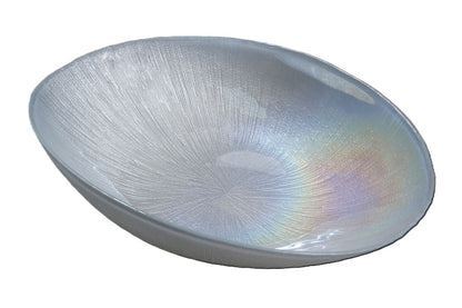 קערה זכוכית אובלית MARTINEZ PEARL-קערות זכוכית-GOLYAN-סופר הום