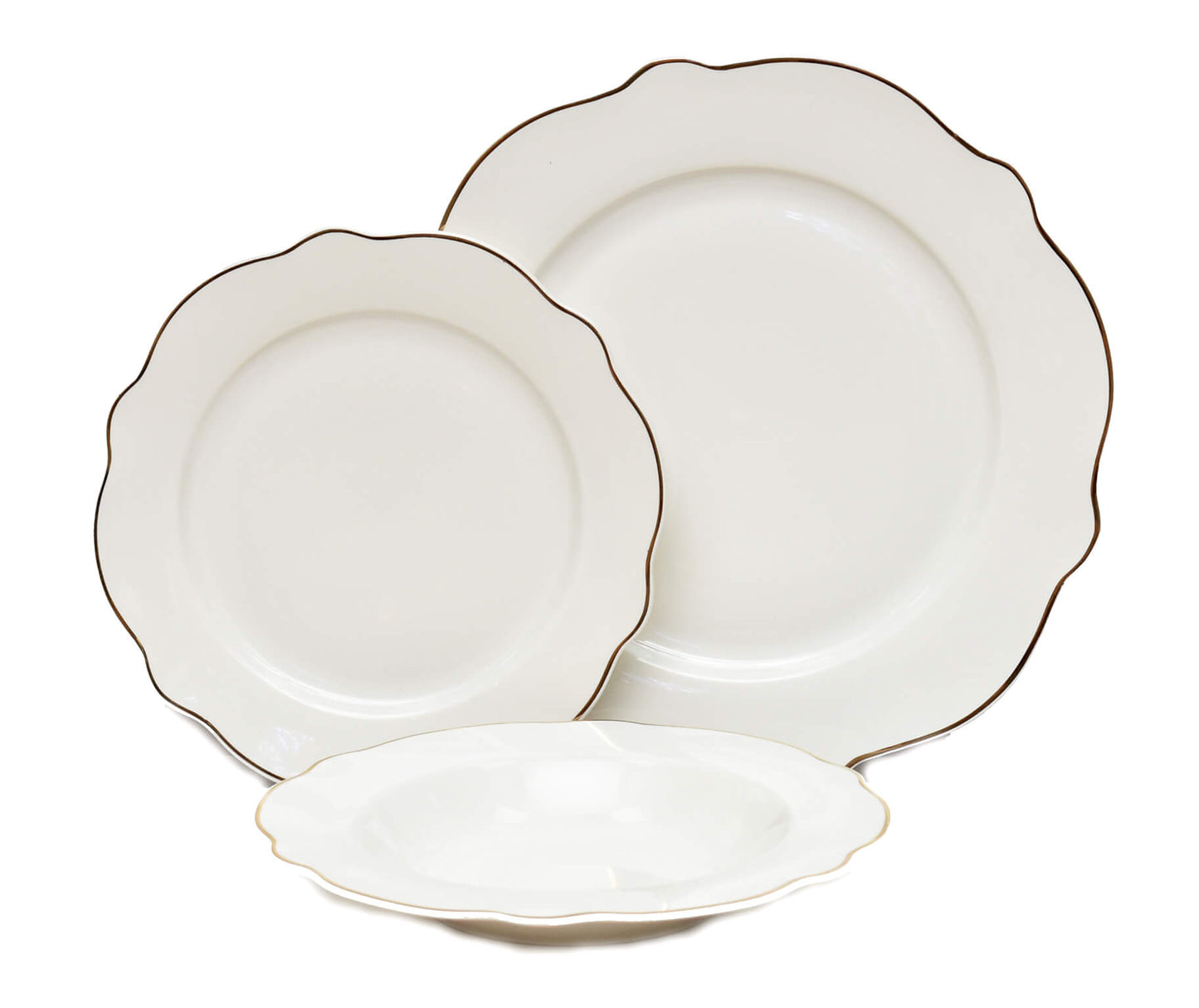 סט צלחות בון ציינה ויליאמסבורג-סט צלחות פורצלן-ROSE&STEIN-סופר הום