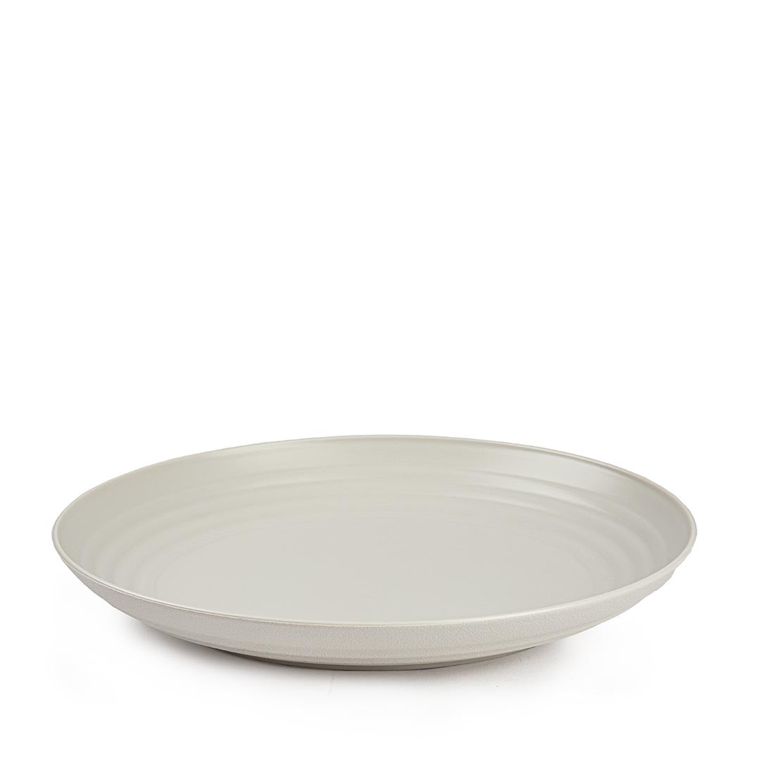 צלחת בקוטר 25 ס"מ-צלחת פלסטיק-Plasticforte-לבן-סופר הום