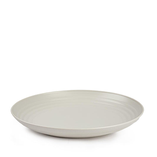 צלחת בקוטר 25 ס"מ-צלחת פלסטיק-Plasticforte-לבן-סופר הום