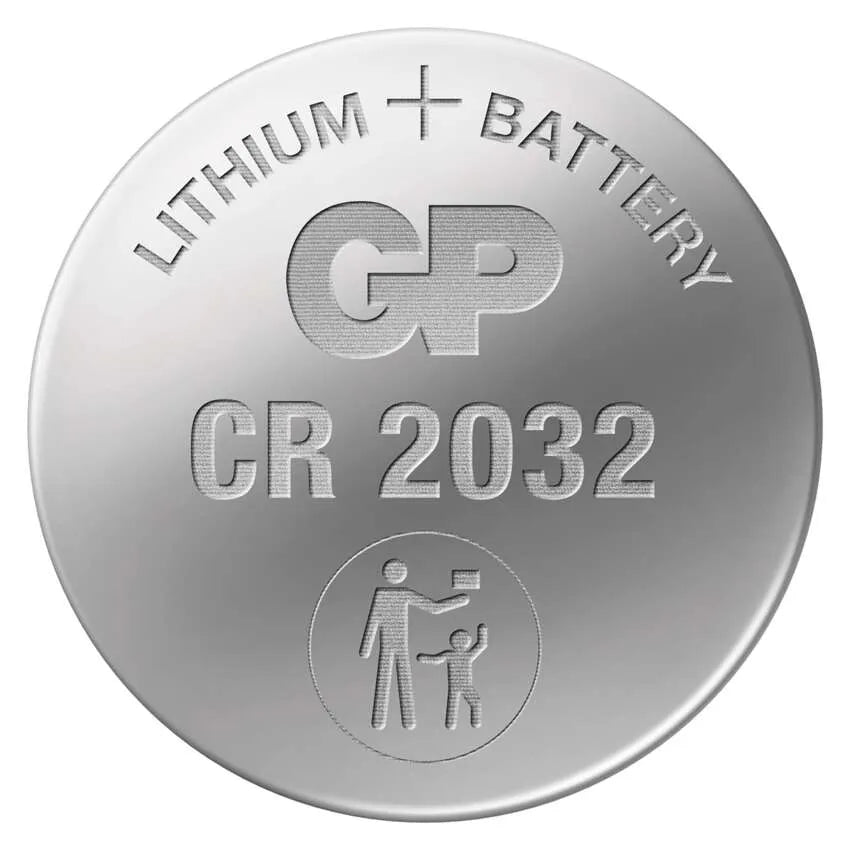 סוללת ליתיום CR2032 3V 20mm x 3.2mm-בטריה-GP-סופר הום