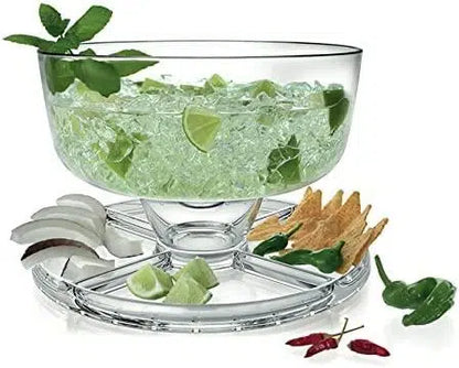 מעמד אקרילי לעוגה MULTI CAKE STAND 3 ב-1-פעמון לעוגה עגולה-Cucina-סופר הום