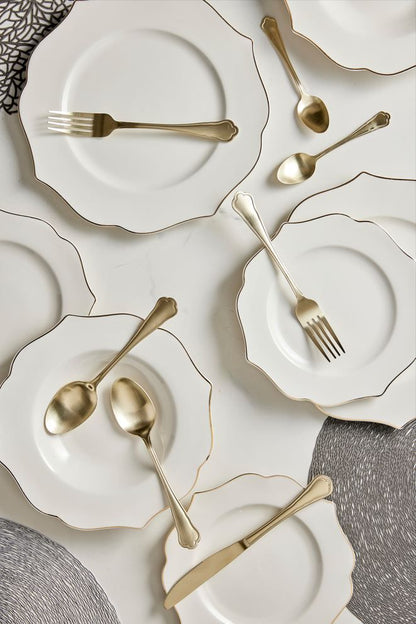 סט סכו"ם מאט 24 חלקים - CHAMPGANE-GOLD EMERALD-סכו"ם זהב-Food Appeal-סופר הום