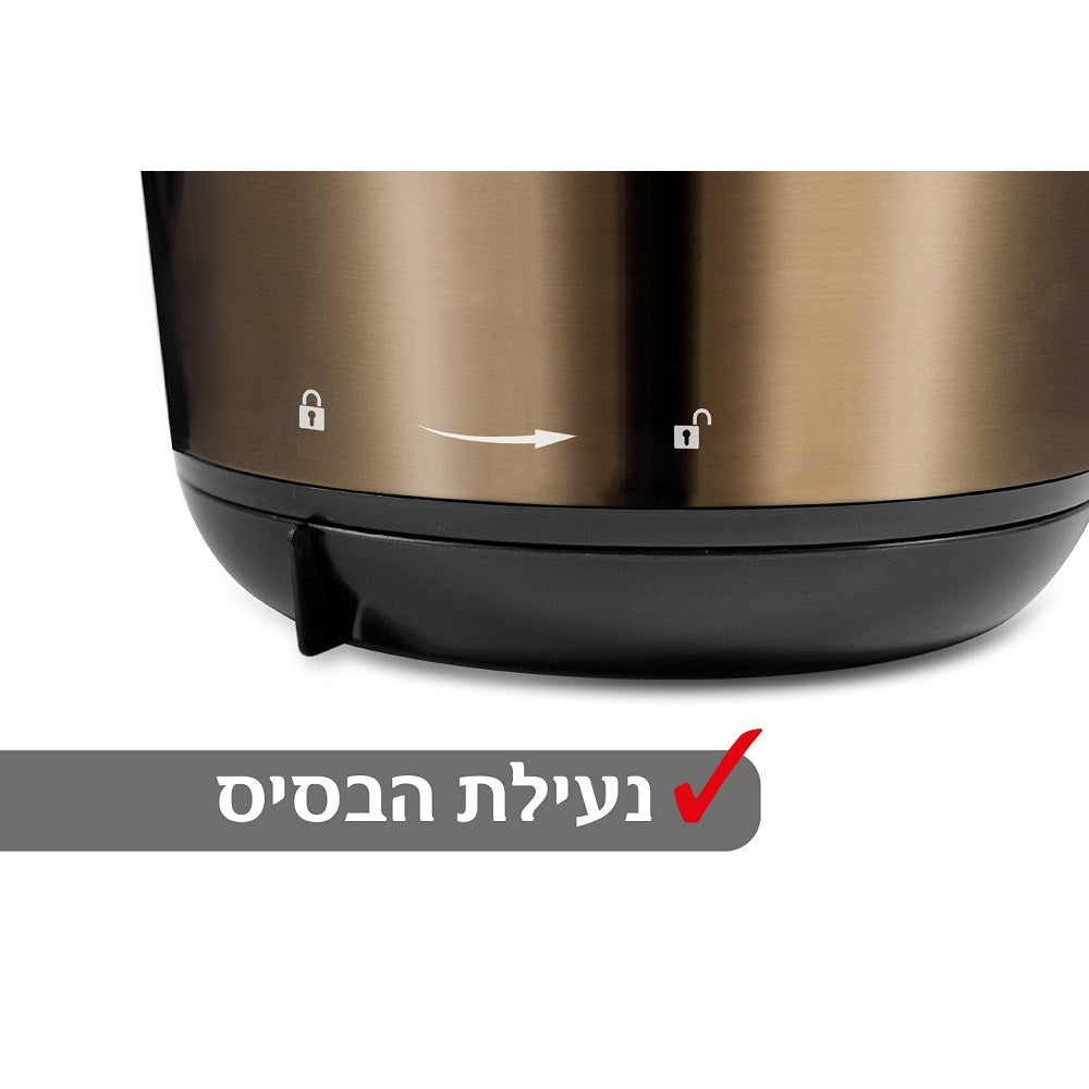 קומקום שבת חכם 1.8 ליטר - זהב-קומקום שבת-נורלייט-סופר הום