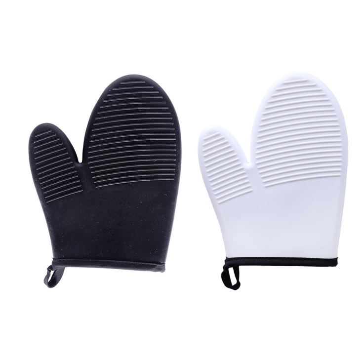 כפפה מבודדת לתנור - שחור\לבן-כפפות לתנור-MAMA-שחור-סופר הום