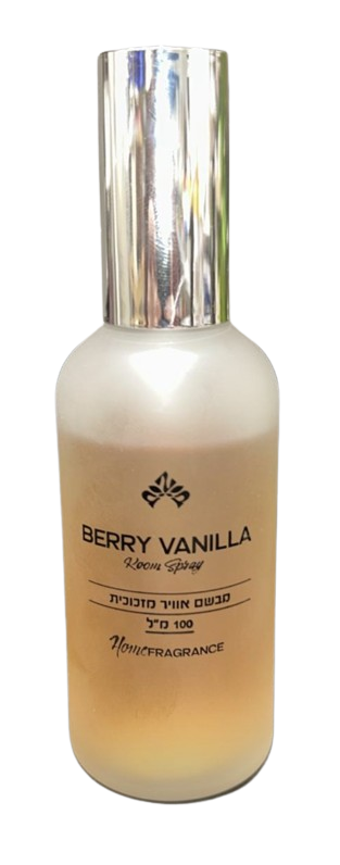 מבשם אוויר מזכוכית 100 מ"ל - דגם הום-מפיץ ריח-SUPERHOME סופרהום-פירות יער וניל-סופר הום