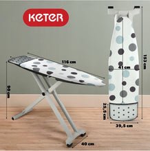 Load image into Gallery viewer, קרש גיהוץ &quot;לוטוס&quot; מבית כתר-קרש גיהוץ-Keter-סופר הום
