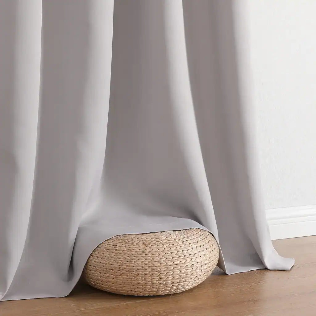 וילון סאן בלוק - מגוון צבעים ומידות-וילון בד-ASHRAM-140x160 ס"מ-אפור-סופר הום