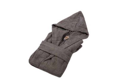 חלוק מגבת כותנה לילדים -במגוון צבעים-חלוק מגבת לילדים-Cotton Avenue-10-12 מידה-אפור-סופר הום