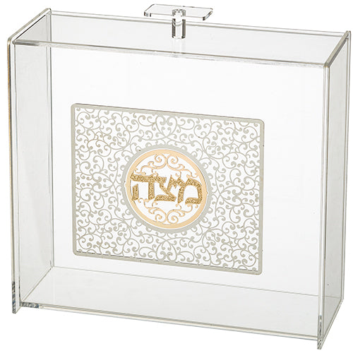 כלי אקרילי שקוף למצה-מעמד למצות-ART JUDAICA-סופר הום