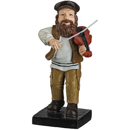 בובת נוי חסיד פולירזין - מגוון דגמים-קישוט-ART JUDAICA-כנר על בית-סופר הום