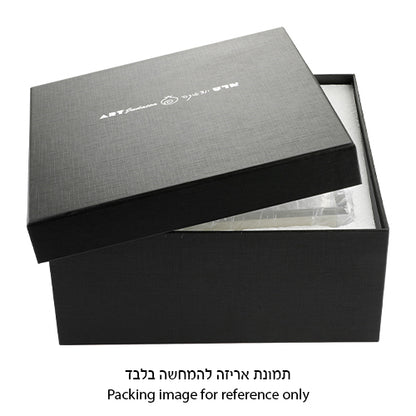 מעמד לבקבוק יין מפרספקס 23x22 ס"מ-מעמדים וקופסאות לבקבוקי יין-ART JUDAICA-סופר הום