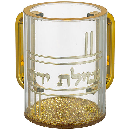 נטלה אקרילית מהודרת שקופה עם אותיות בולטות - 13 ס"מ-נטלה אקרילי-ART JUDAICA-סופר הום