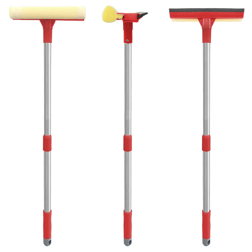 מגב חלונות טלסקופי עם ספוג-מוט טלסקופי עם מגב-LIAO-סופר הום