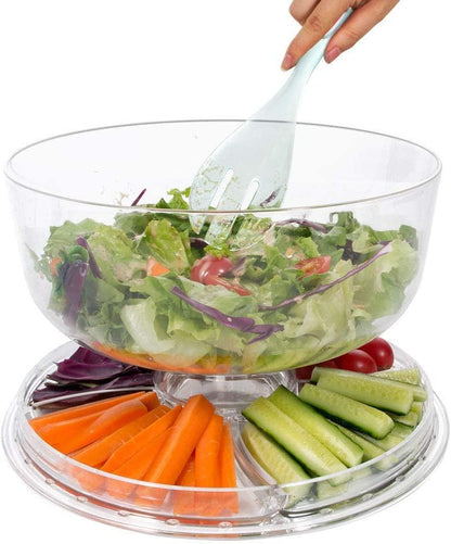 מעמד אקרילי לעוגה MULTI CAKE STAND 3 ב-1-פעמון לעוגה עגולה-Cucina-סופר הום