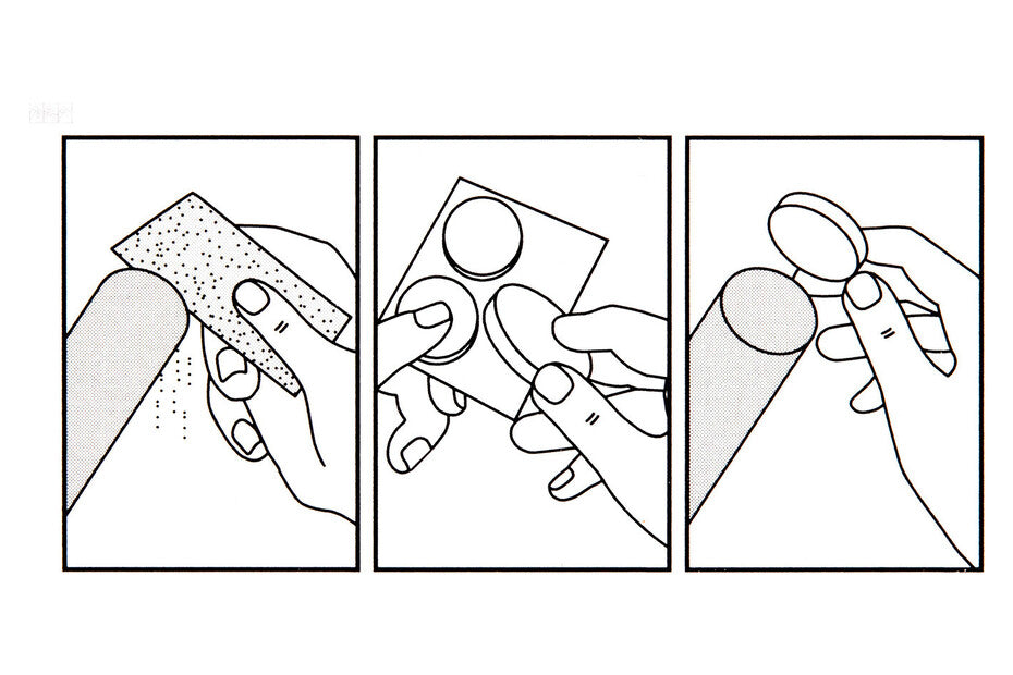 מחליקי רהיטים – 22‑25 מ"מ, סט 4 יחידות-מחליק רהיטים-fix-o-moll-סופר הום