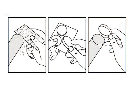 מחליקי רהיטים – 22‑25 מ"מ, סט 4 יחידות-מחליק רהיטים-fix-o-moll-סופר הום