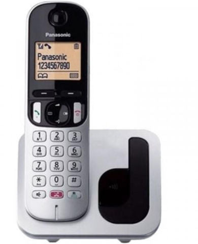 טלפון אלחוטי צבע כסוף KX-TGC250sps-טלפון אלחוטי-Panasonic-סופר הום