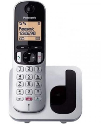 טלפון אלחוטי צבע כסוף KX-TGC250sps-Panasonic פנסוניק-סופר הום