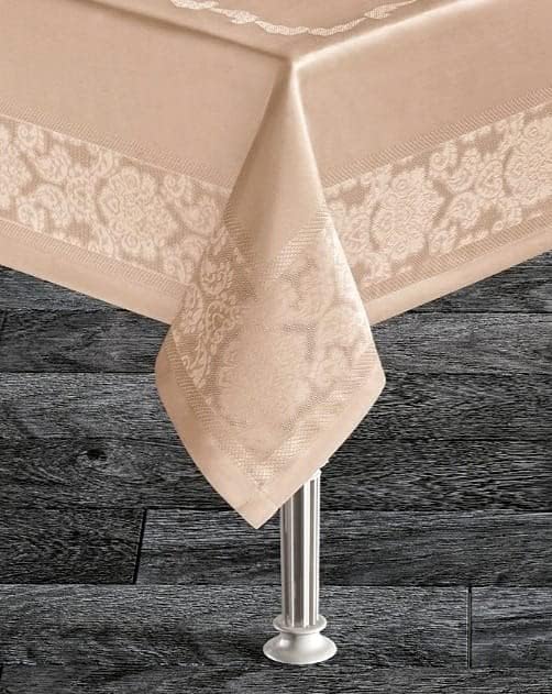 מפת שולחן דגם JUMBO בז' ב3 אורכים-מפת שולחן-SUPERHOME סופרהום-4 מטר-סופר הום