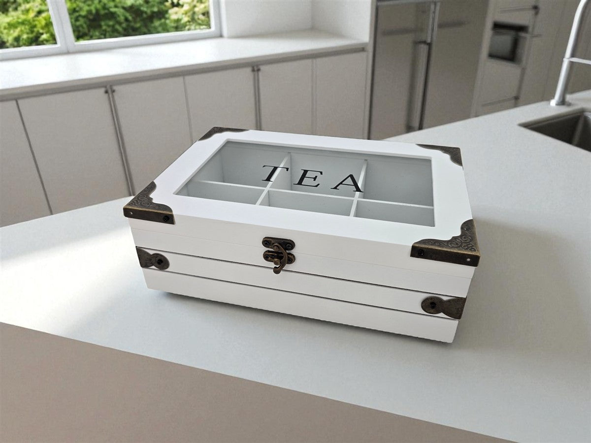 קופסת תה TEA 8.5×16×24 ס"מ-קופסאות תה-Bella Casa-סופר הום