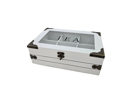 קופסת תה TEA 8.5×16×24 ס"מ-קופסאות תה-Bella Casa-סופר הום
