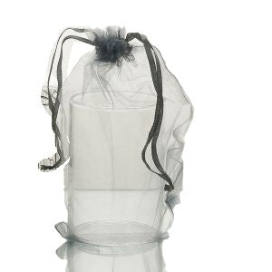 כוס חתנים בשקית רשת זהב / כסף-כוסות זכוכית-GOLYAN-כסף-סופר הום