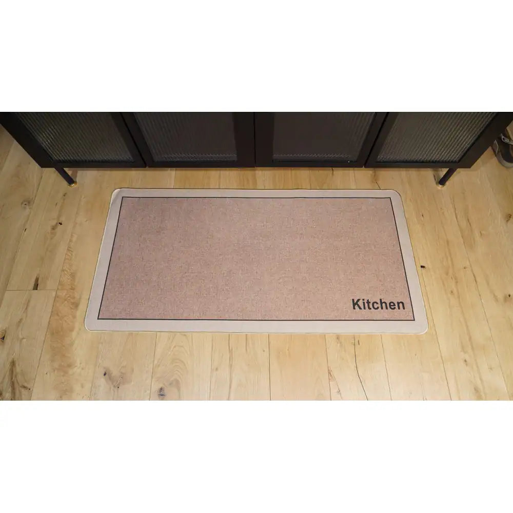 שטיח טנסי - מגוון דגמים ומידות-שטיח בד-ASHRAM-Kitchen2-חום-50*80 ס"מ-סופר הום