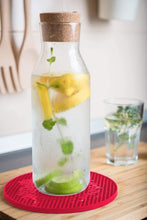 טען תמונה לצפייה בגלריה, תחתית סיליקון עגולה רב תכליתית-תחתית לסיר-BARONESS-ורוד פוקסיה-סופר הום
