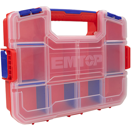 קופסה מקצועית לאחסון כלי עבודה קטנים מבית EMTOP-ארגז כלי עבודה-א.ד. שיווק והפצה-סופר הום