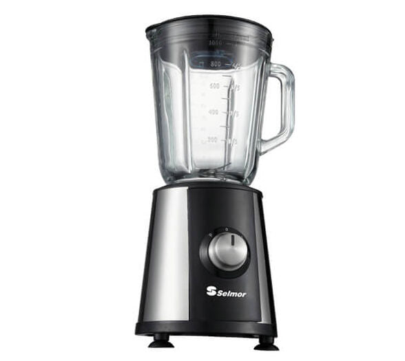 בלנדר כותש קרח מבית סלמור דגם SE-431 עם מיכל זכוכית 1 ליטר-בלנדר-SELMOR-סופר הום