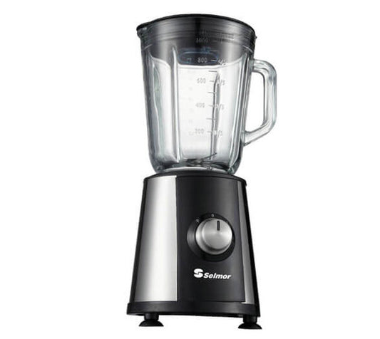בלנדר כותש קרח מבית סלמור דגם SE-431 עם מיכל זכוכית 1 ליטר-בלנדר-SELMOR-סופר הום