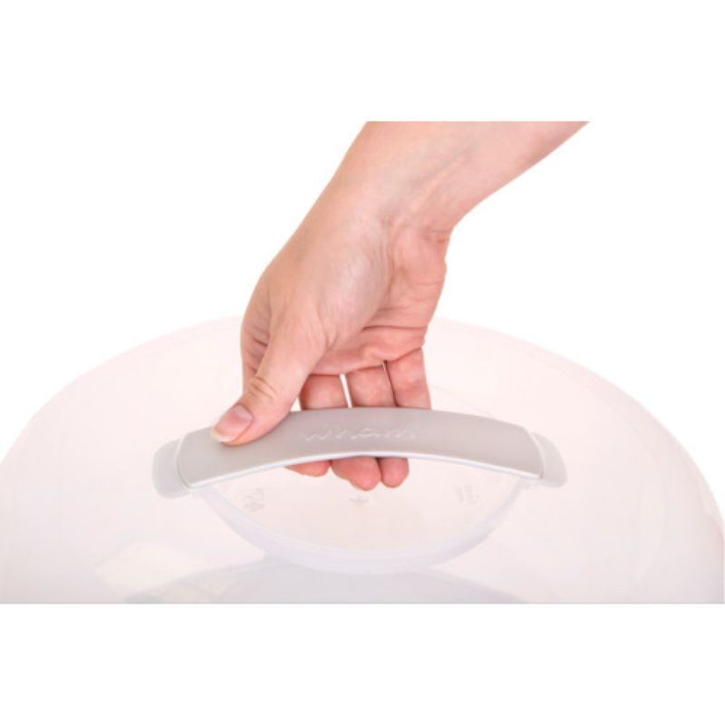 פעמון עוגה עגולה יוקרתי שקוף 30/18 ס''מ עם ידית נשיאה נוחה-פעמון לעוגה עגולה-SUPERHOME סופרהום-סופר הום