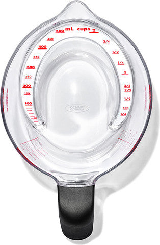כוס מדידה אקרילי 0.5/0.25 ליטר-כוס מדידה-OXO-0.5 ליטר-סופר הום