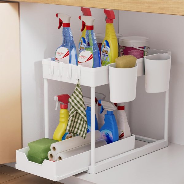 מתקן לאחסון וארגון - שחור/לבן-ארגונית-Cucina-לבן-סופר הום