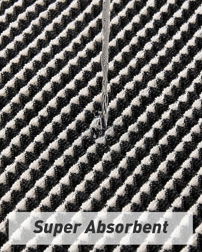 שטיח אלגנטי טקסטורת וופל - 3 דוגמאות-שטיחי אמבטיה בד-סקטור אפיקים-סופר הום