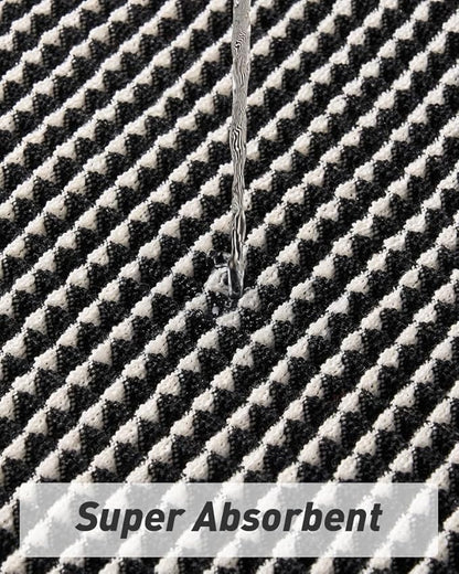 שטיח אלגנטי טקסטורת וופל - 3 דוגמאות-שטיחי אמבטיה בד-סקטור אפיקים-סופר הום