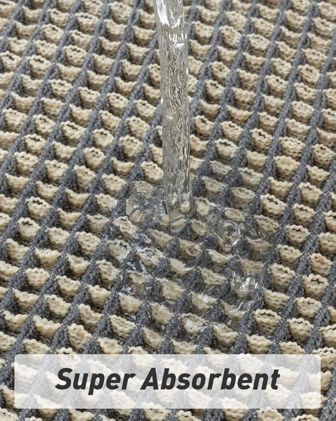 שטיח אלגנטי טקסטורת וופל - 3 דוגמאות-שטיחי אמבטיה בד-סקטור אפיקים-סופר הום