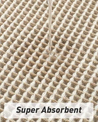 שטיח אלגנטי טקסטורת וופל - 3 דוגמאות-שטיחי אמבטיה בד-סקטור אפיקים-סופר הום