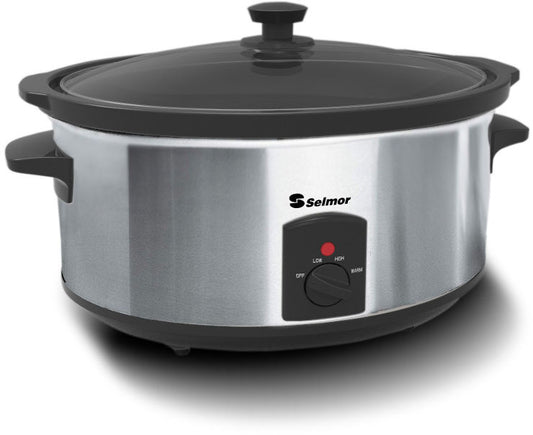 סיר בישול איטי 3.5 ליטר נירוסטה דגם 659 SE-סיר שבת-SELMOR-סופר הום