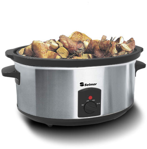 סיר בישול איטי 3.5 ליטר נירוסטה דגם 659 SE-סיר שבת-SELMOR-סופר הום