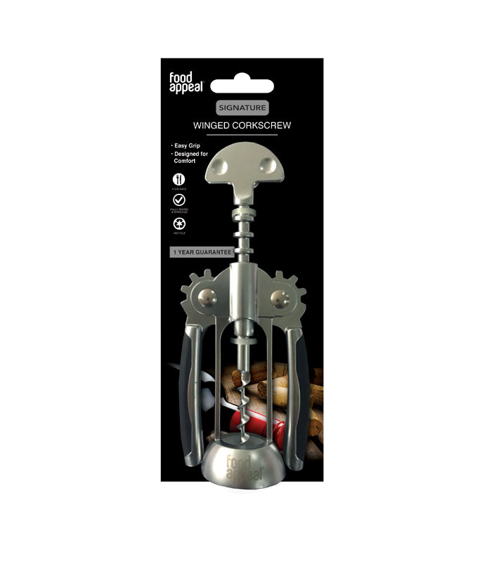 פותחן כנפיים מקצועי לבקבוקי יין מבית פוד אפיל-פותחן ליין-Food Appeal-סופר הום