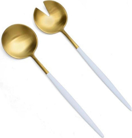 זוג כפות הגשה - לבן וזהב-סט כפות הגשה-Cucina-סופר הום