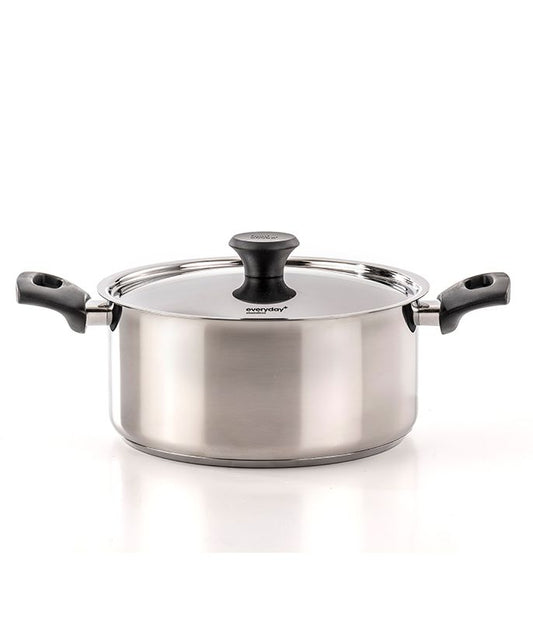 סיר נירוסטה 24 ס"מ גבוה, 7.4 ליטר EVERYDAY+ STAINLESS-סירי נירוסטה-Food Appeal-סופר הום