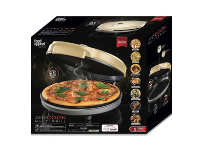 מכשיר בישול רב-תכליתי 32 ס"מ - ANYCOOK-טאבון חשמלי-Food Appeal-סופר הום