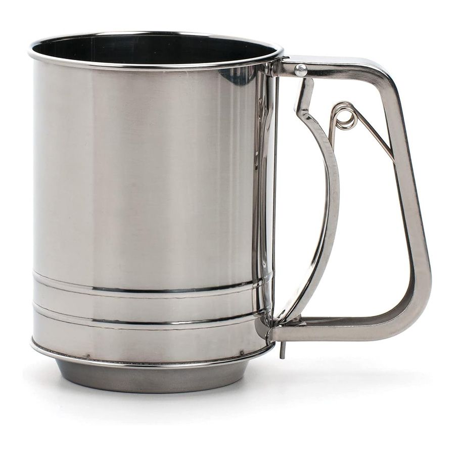 נפה עם ידית - נירוסטה-בוזק אבקת סוכר-Food Appeal-סופר הום