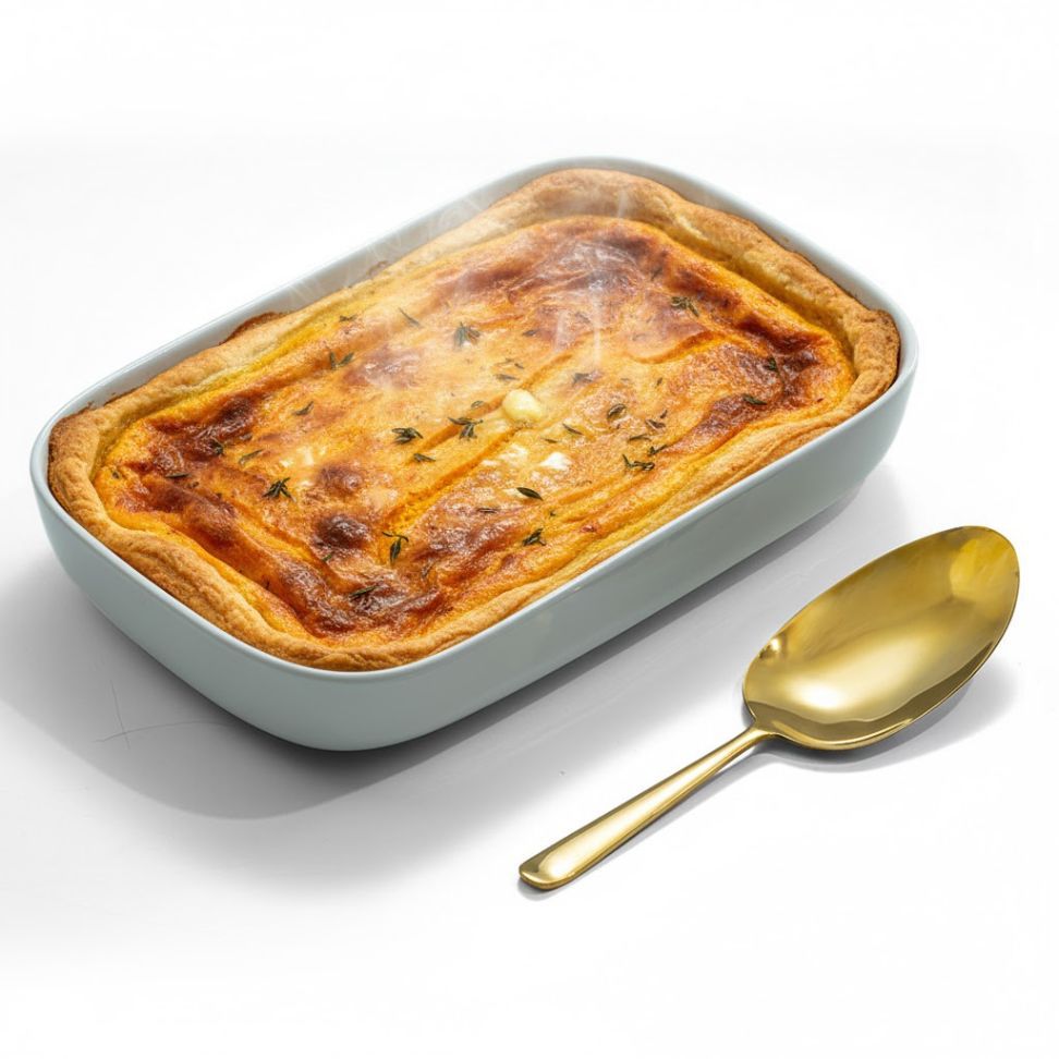 כף הגשה שמפנייה + סט הגשה תבנית לתנור-תבניות זכוכית-Food Appeal-סופר הום