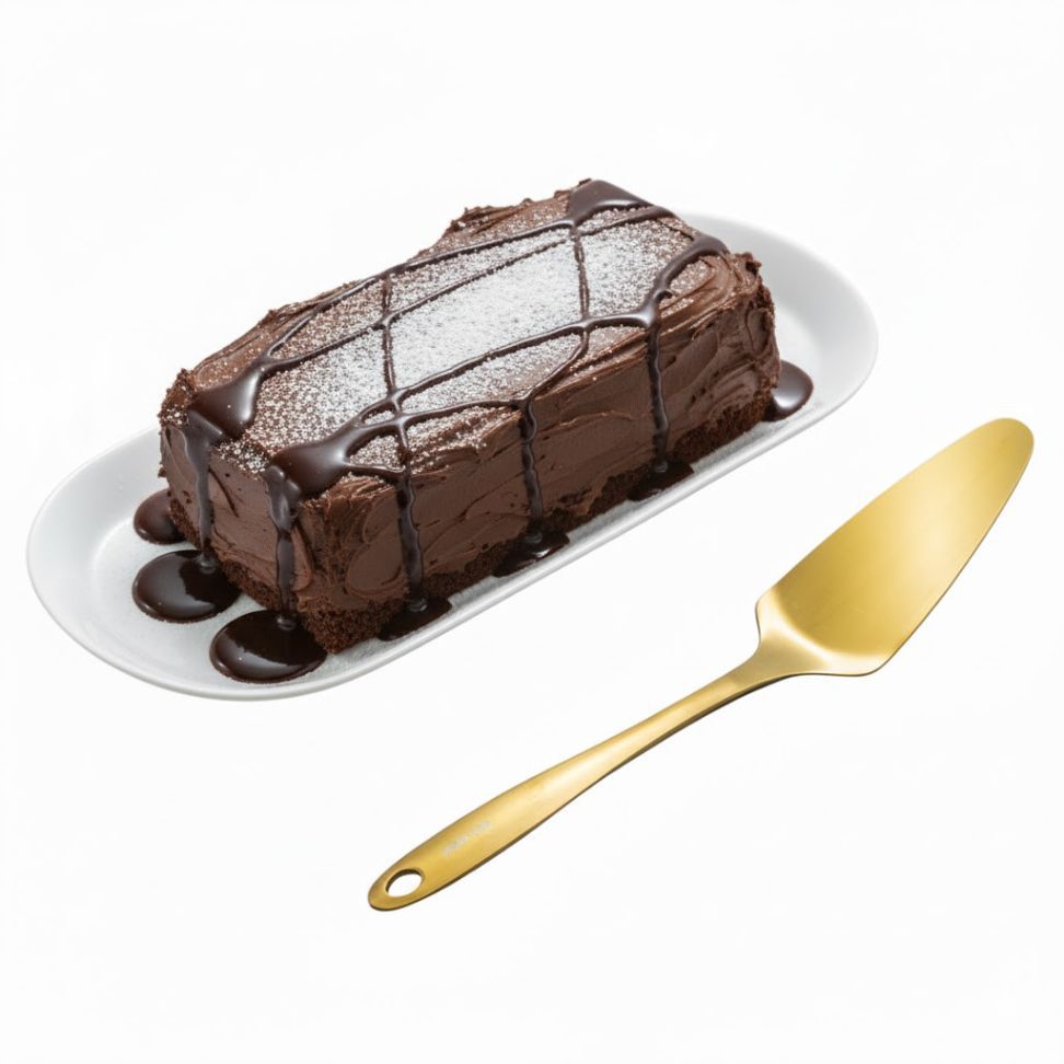 סט להגשת עוגה - מגש ניו בון ציינה ומרית-מגש מלבני-Food Appeal-סופר הום