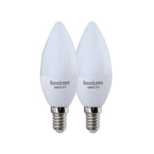 Load image into Gallery viewer, זוג נורות 8 W A60 SAFETY E14 אור חם-נורה-Semicom-סופר הום
